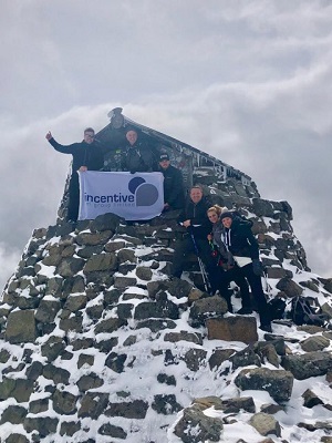 Incentive hits new heights with double charity climb